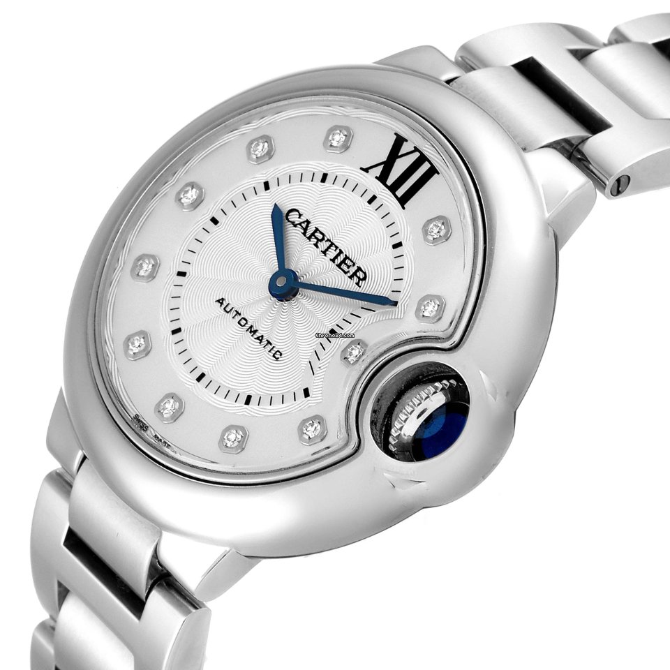 IMG_9081 Cartier Ballon Bleu 33mm Womens watch Automatic Steel WE902074 Replica 6