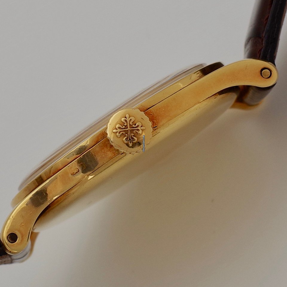 IMG_9081 Patek Philippe Calatrava Manual winding Yellow gold 570J Replica 6