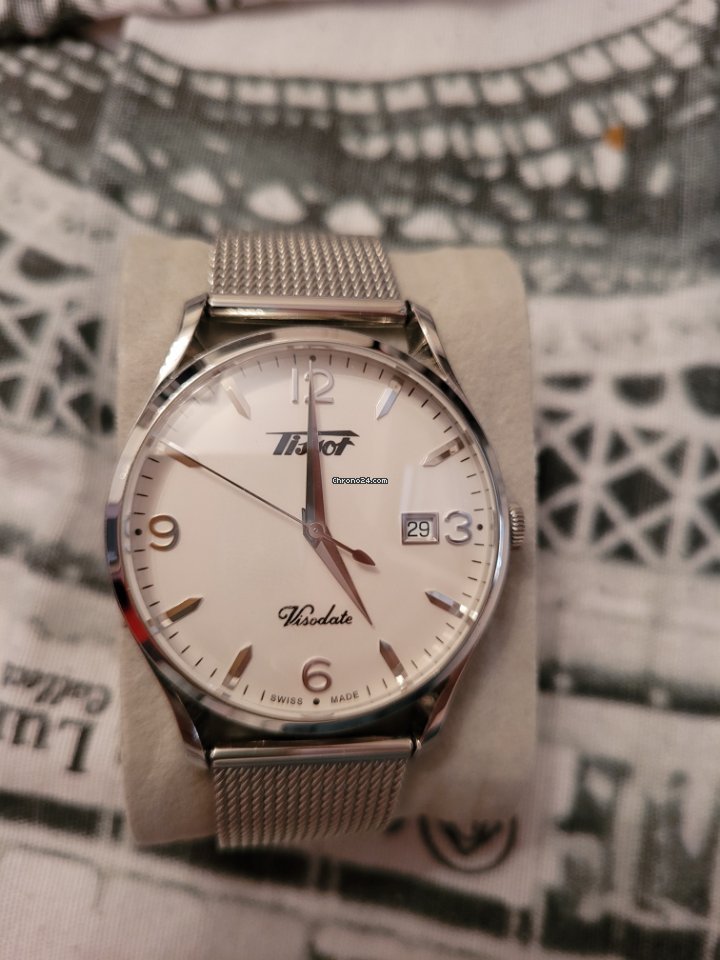 Tissot Heritage Visodate Mens watch Unisex Quartz Steel T118.410.11.277.00 Replica 6