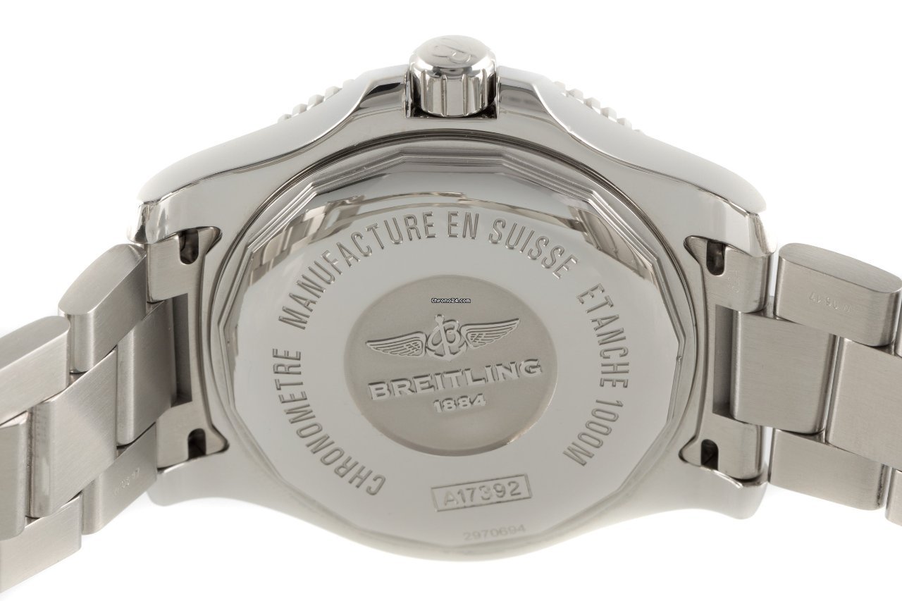 IMG_9081 Breitling Superocean II 44 Mens watch Unisex Automatic Steel A17392 Replica 6