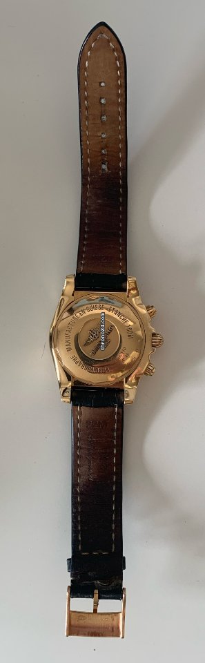 IMG_9081 Breitling Chronomat 44 Mens watch Unisex Automatic Rose gold HB011012 B957 Replica 6