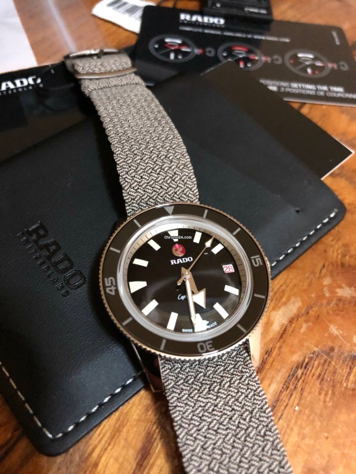 IMG_9081 Rado HyperChrome Captain Cook Mens watch Unisex Automatic Steel R32500153 Replica 6
