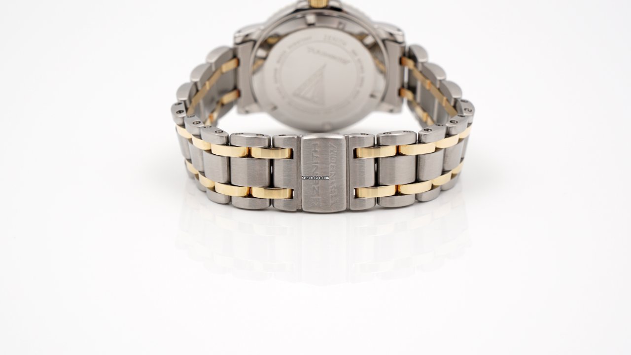 IMG_9081 Zenith Mens watch Unisex Automatic Gold Steel 15 53-0470-670 Replica 6