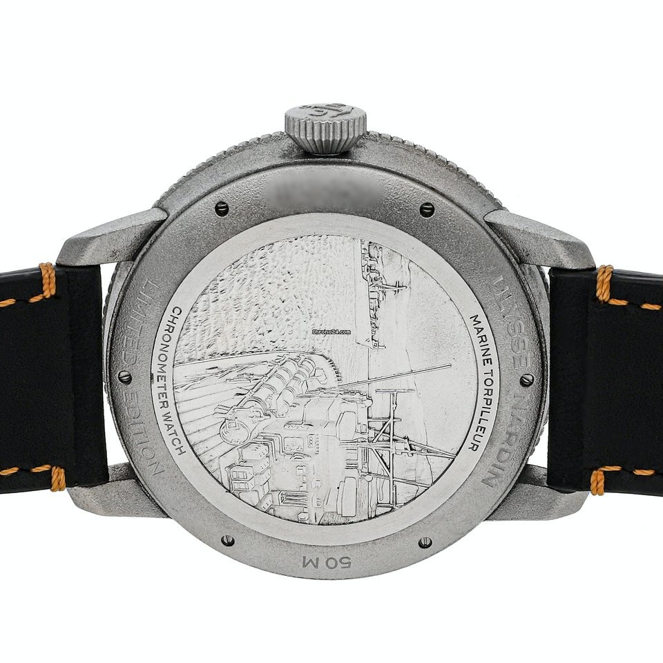 Ulysse Nardin Marine Torpilleur Mens watch Unisex Automatic Steel 1183-320LE 62 Replica 6