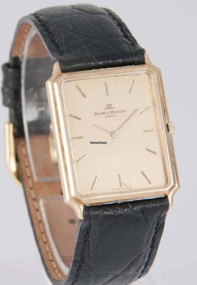 IMG_9081 Baume & Mercier Mens watch Unisex Quartz Yellow gold 17348 Replica 6