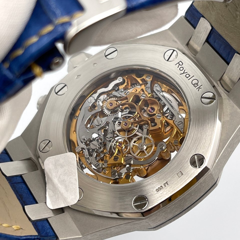 IMG_9081 Audemars Piguet Royal Oak Tourbillon Mens watch Unisex Manual winding Platinum 26347PT.OO.D315CR.01 Replica 6