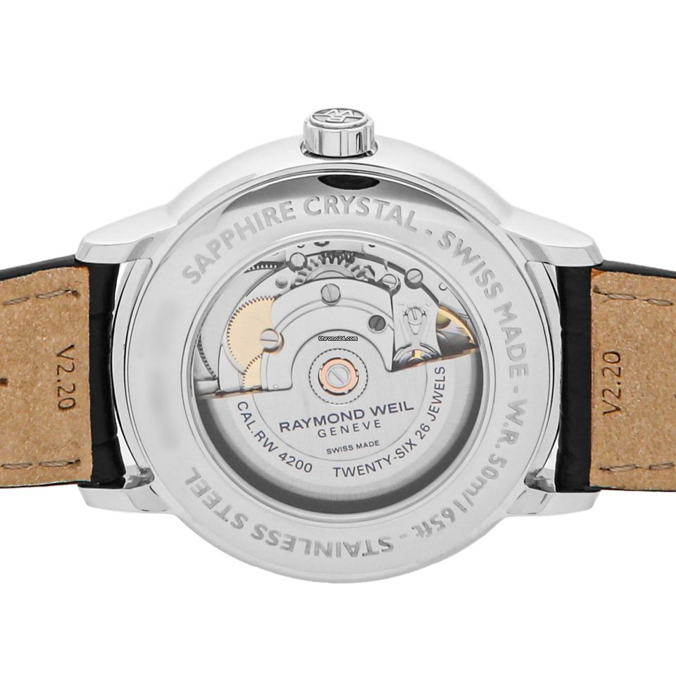 IMG_9081 Raymond Weil Maestro Mens watch Unisex Automatic Steel 2237-STC-05658 Replica 6