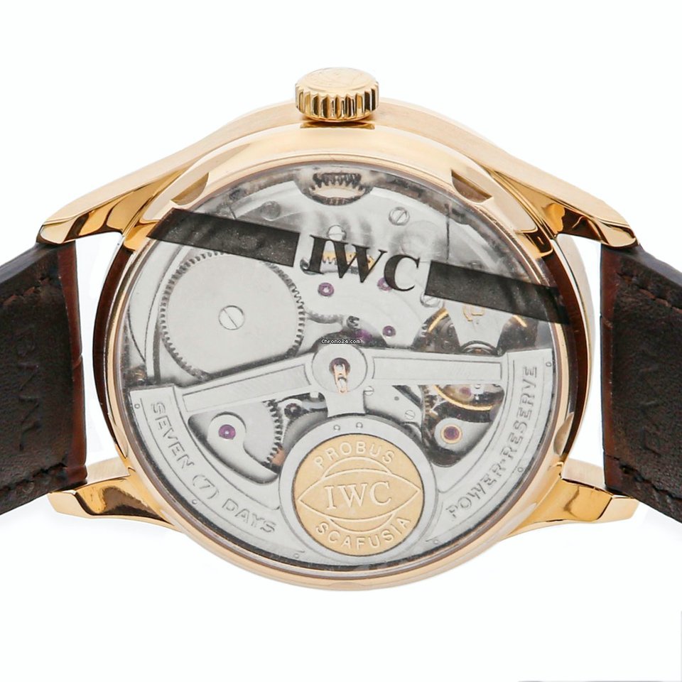 IMG_9081 IWC Portuguese Perpetual Calendar Mens watch Unisex Automatic Rose gold IW5022-13 Replica 6
