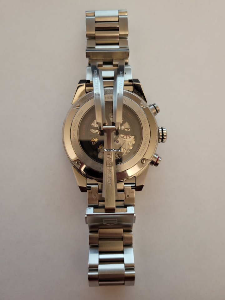 TAG Heuer Carrera Calibre HEUER 01 Mens watch Unisex Automatic Steel CAR201Z Replica 6