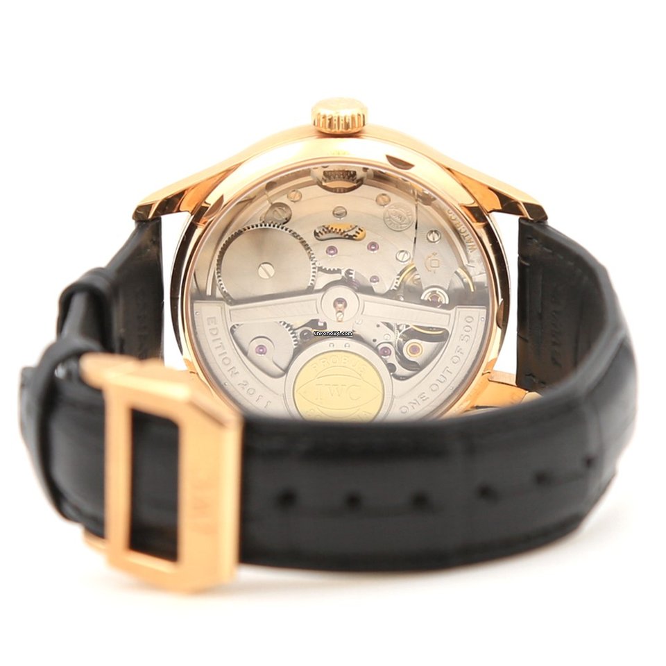 IMG_9081 IWC Portuguese Automatic Mens watch Unisex Automatic Rose gold 500121 Replica 6