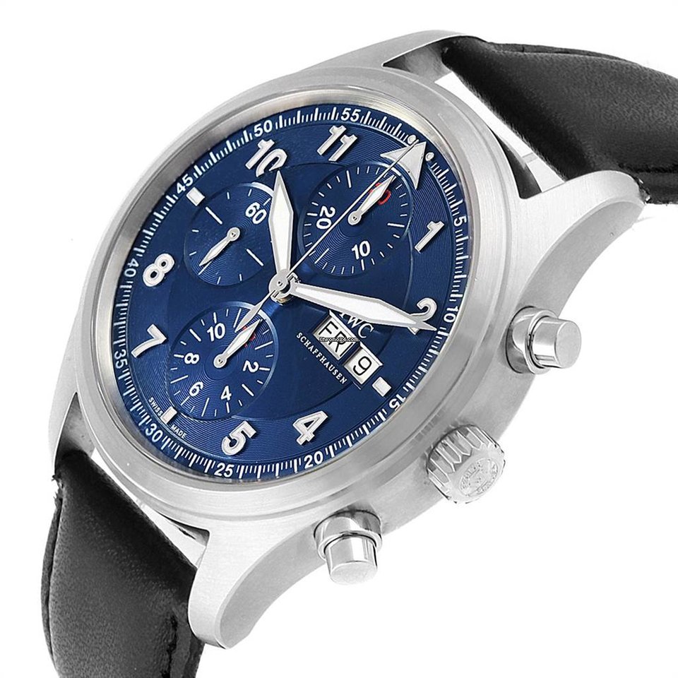 IWC Pilot Chronograph Mens watch Unisex Automatic Steel IW371712 Replica 6