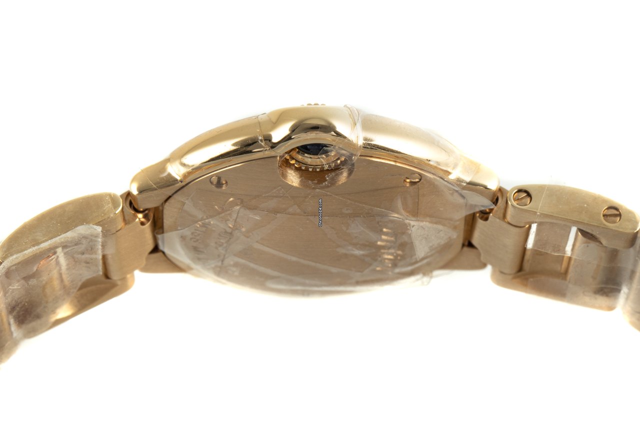 IMG_9081 Cartier Ballon Bleu 28mm Womens watch Quartz Yellow gold WJBB0016 Replica 6