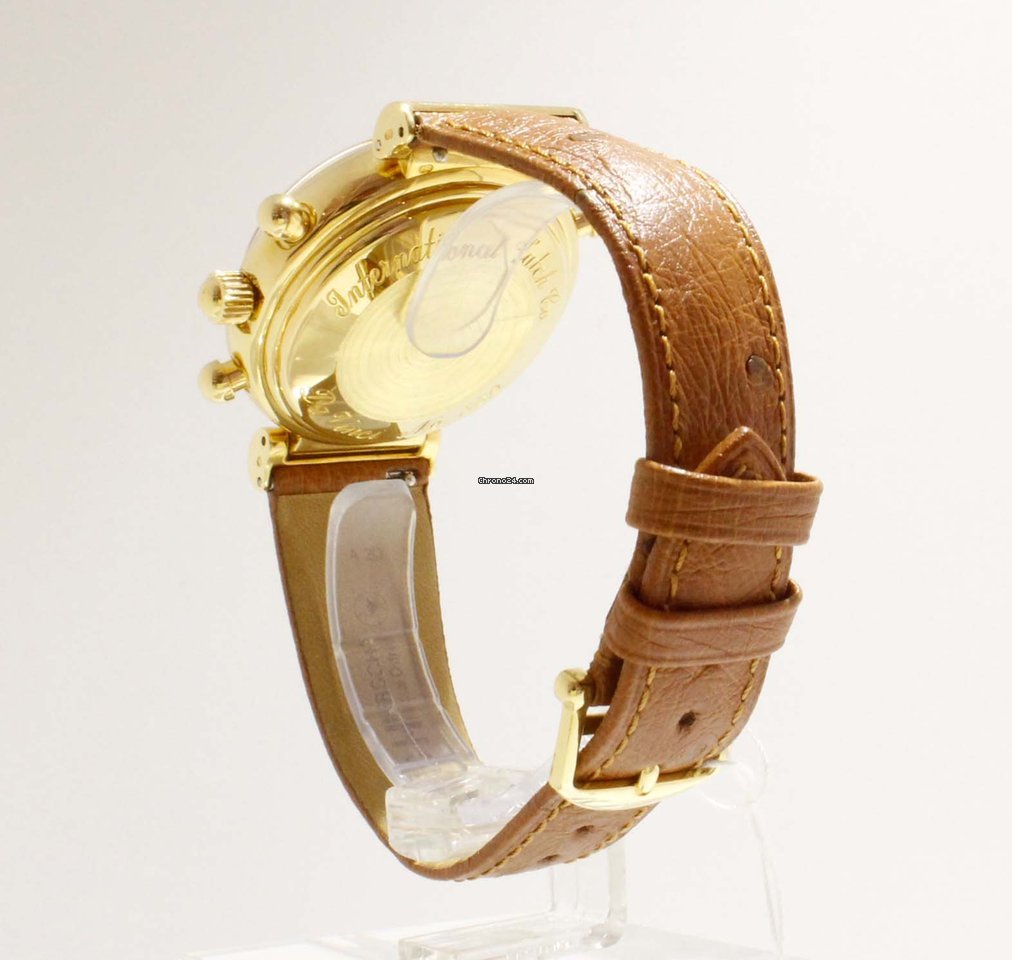 IWC Da Vinci Perpetual Calendar Mens watch Unisex Automatic Yellow gold IW3751 Replica 6