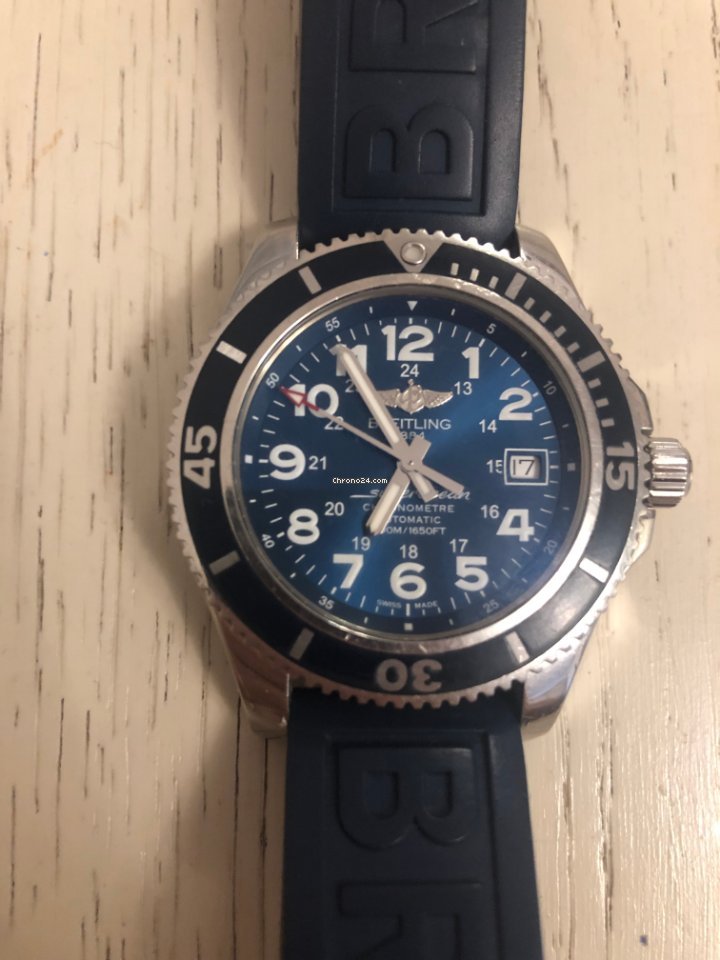 Breitling Superocean II 42 Mens watch Unisex Automatic Steel A17365D1 C915 Replica 6