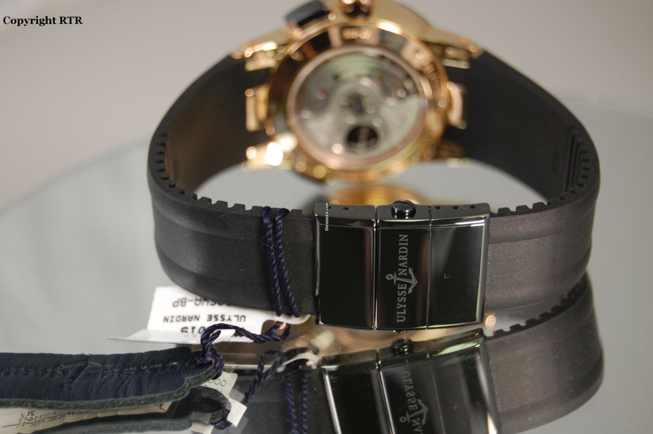 IMG_9081 Ulysse Nardin El Toro Black Toro Mens watch Unisex Automatic Rose gold 326-03 Replica 6