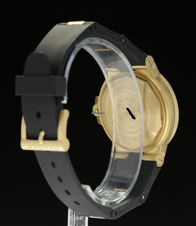 Bulgari Diagono Mens watch Unisex Automatic Yellow gold SD 38 G Replica 6