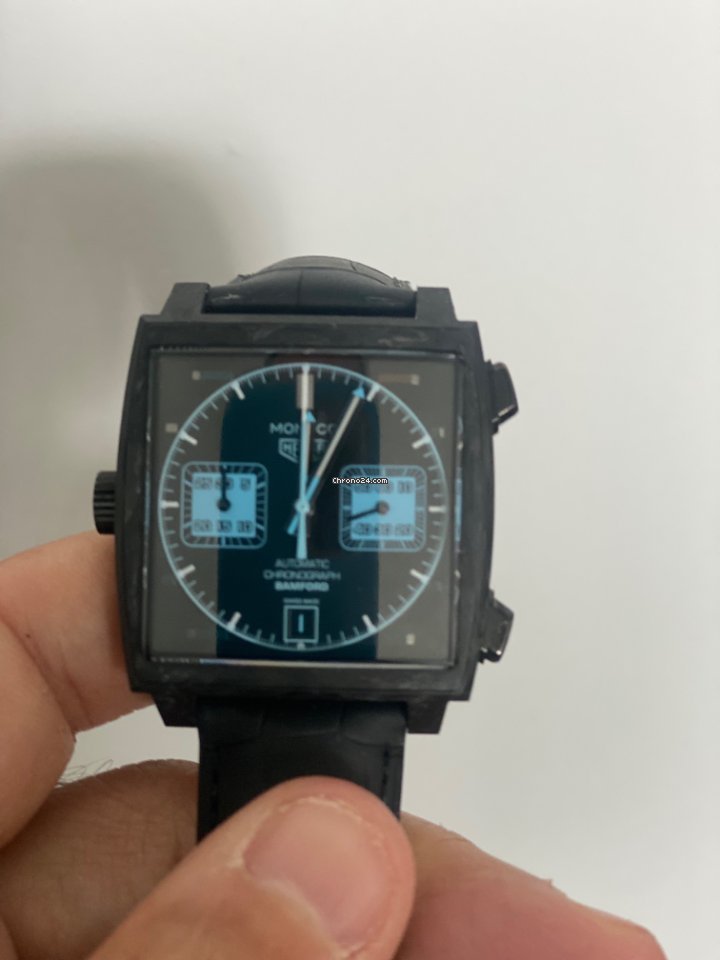 IMG_9081 TAG Heuer Monaco Mens watch Unisex Automatic Carbon CAW2190.FC6437 Replica 6