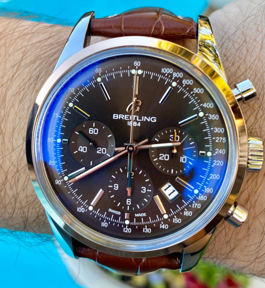 IMG_9081 Breitling Transocean Chronograph Mens watch Unisex Automatic Steel UB015212 Q594 Replica 6