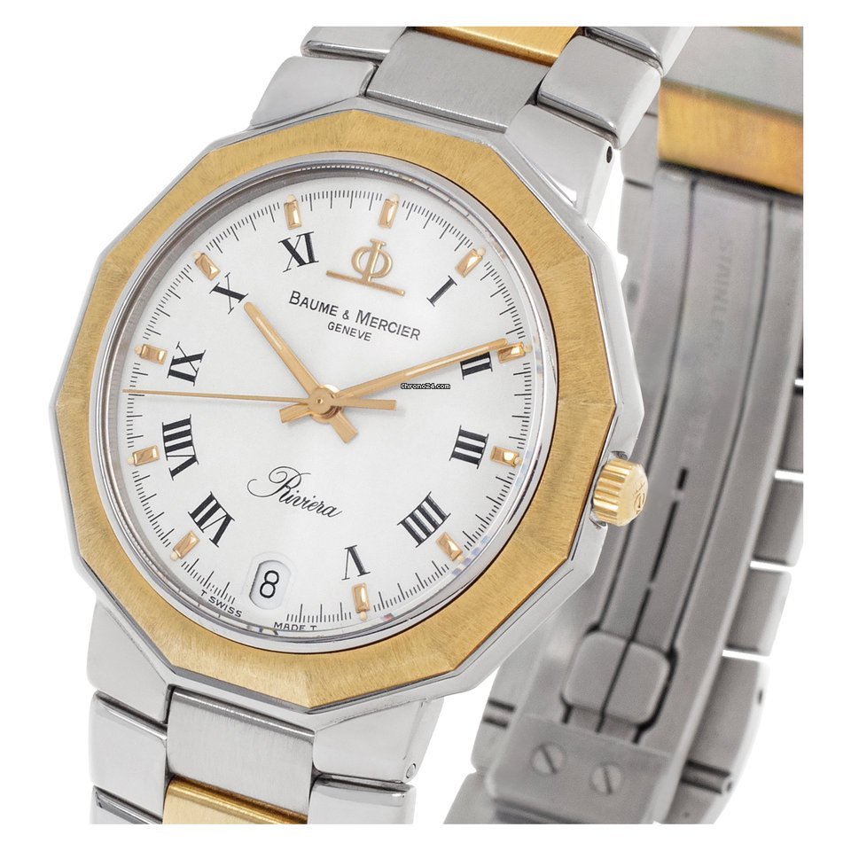 IMG_9081 Baume & Mercier Riviera Mens watch Unisex Quartz Steel 5131.3 Replica 6
