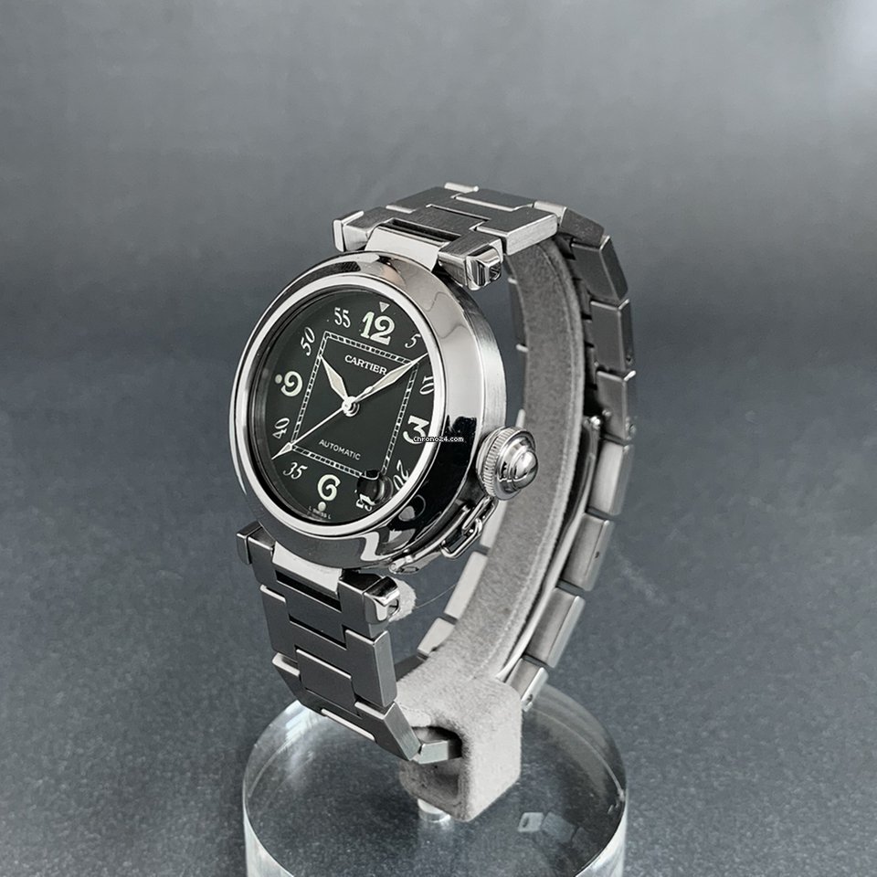 IMG_9081 Cartier Pasha C Womens watch Automatic Steel W31043M7 Replica 6