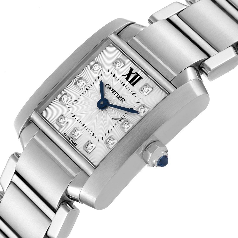 Cartier Tank Francaise Womens watch Quartz Steel WE110006 Replica 6