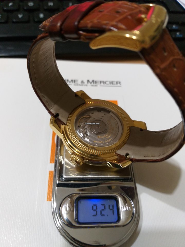 Baume & Mercier Capeland Mens watch Unisex Automatic Yellow gold 65486 - M0A08500 Replica 6