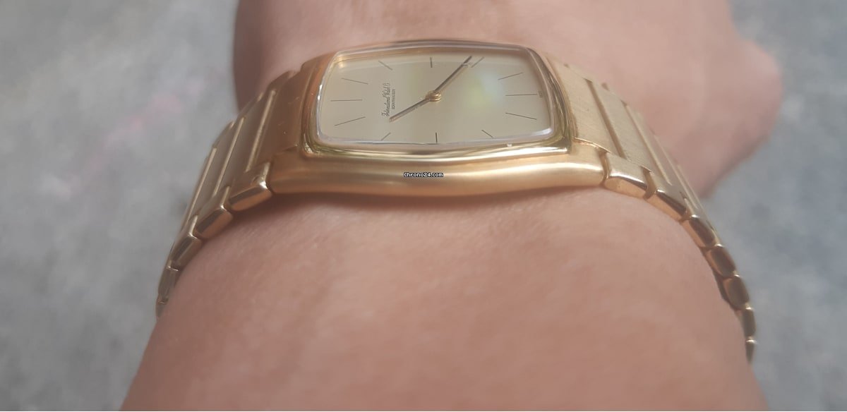 IMG_9081 IWC Da Vinci Mens watch Unisex Manual winding Yellow gold 9310 Replica 6