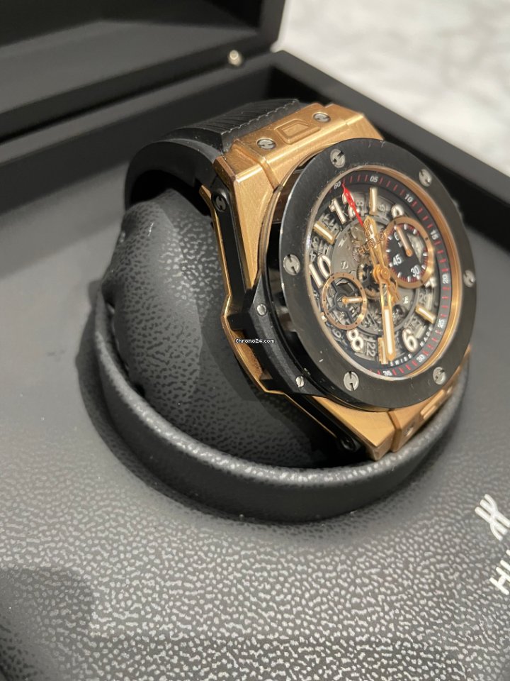 Hublot Big Bang Unico Mens watch Unisex Automatic Rose gold 411.OM.1180.RX Replica 6