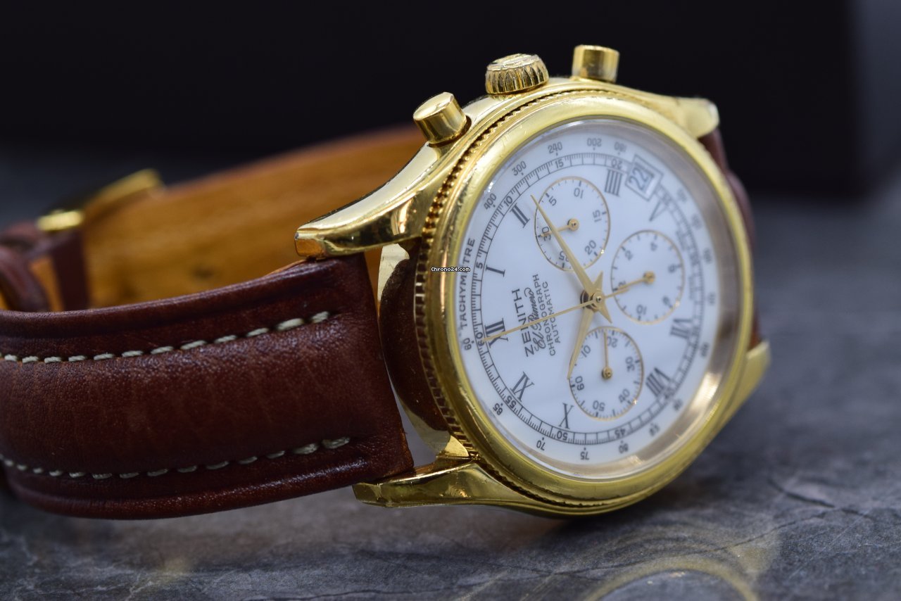 Zenith El Primero Chronograph Mens watch Unisex Automatic Steel 20-0210-400 Replica 6