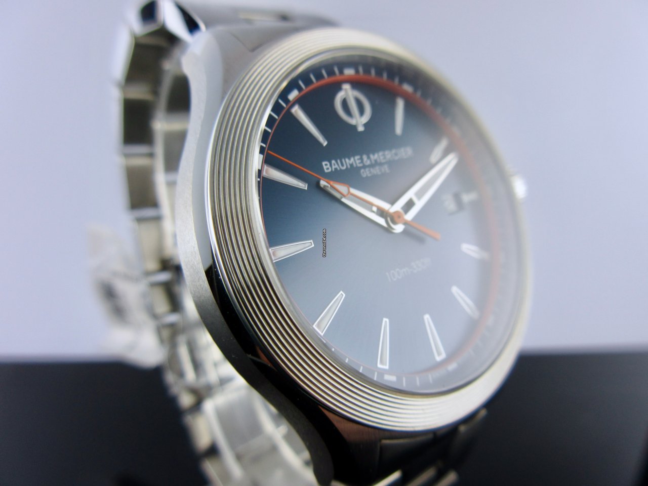 IMG_9081 Baume & Mercier Clifton Mens watch Unisex Quartz Steel MOA10413 Replica 6