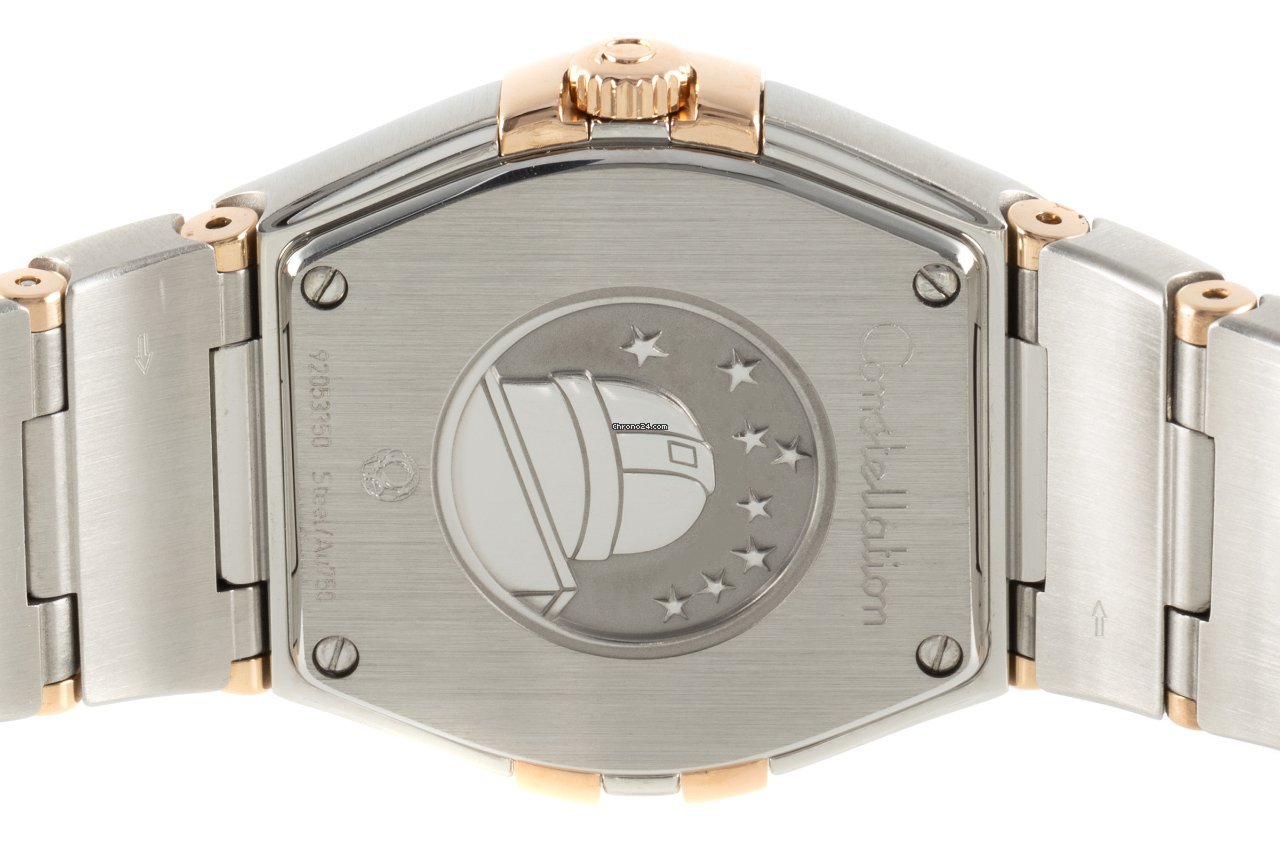 IMG_9081 Omega Constellation Quartz Womens watch Quartz Gold Steel 123.20.27.60.57.002 Replica 6