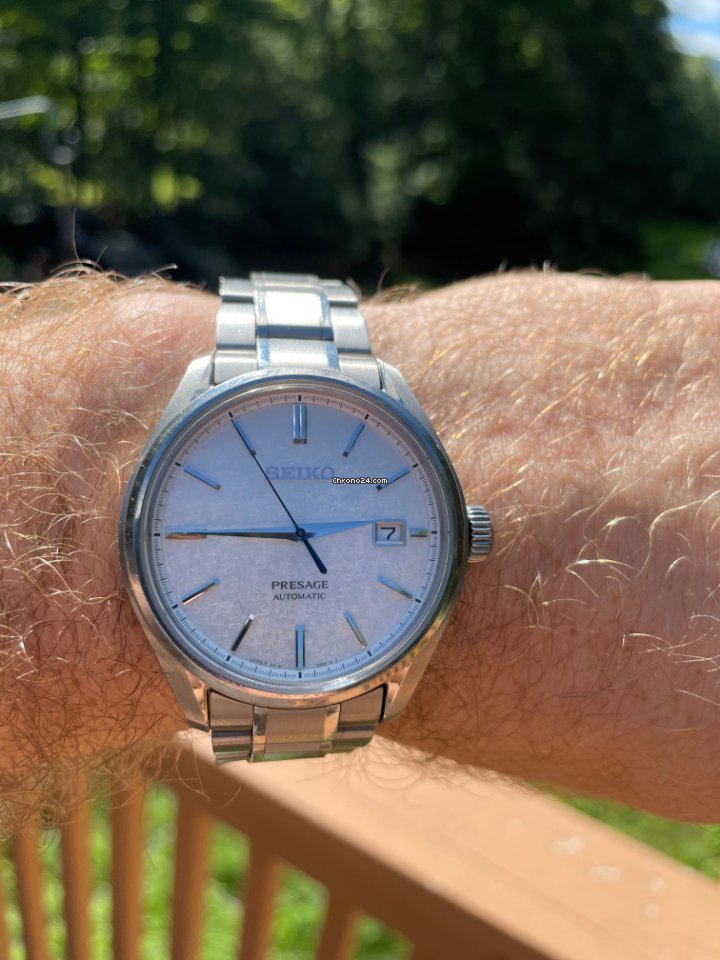 IMG_9081 Seiko Presage Mens watch Unisex Automatic Titanium SARX055 Replica 6