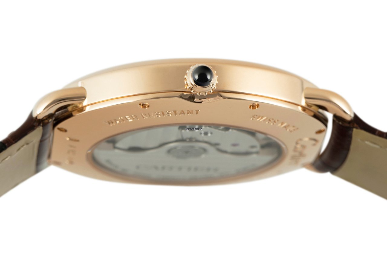 IMG_9081 Cartier Ronde Louis Cartier Mens watch Unisex Automatic Red gold W6801005 Replica 6