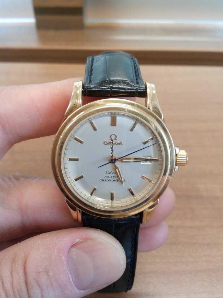 IMG_9081 Omega De Ville Co-Axial Mens watch Unisex Automatic Yellow gold 4631.31.31 Replica 6