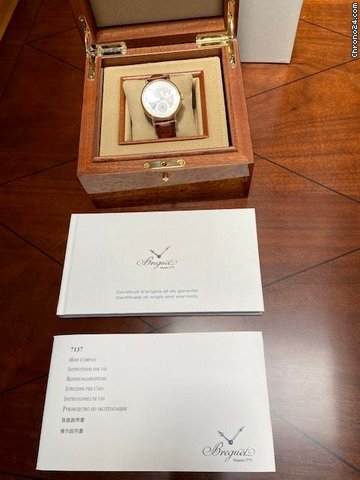 Breguet Classique Mens watch Unisex Automatic Yellow gold 7137BA 11 9V6 Replica 6