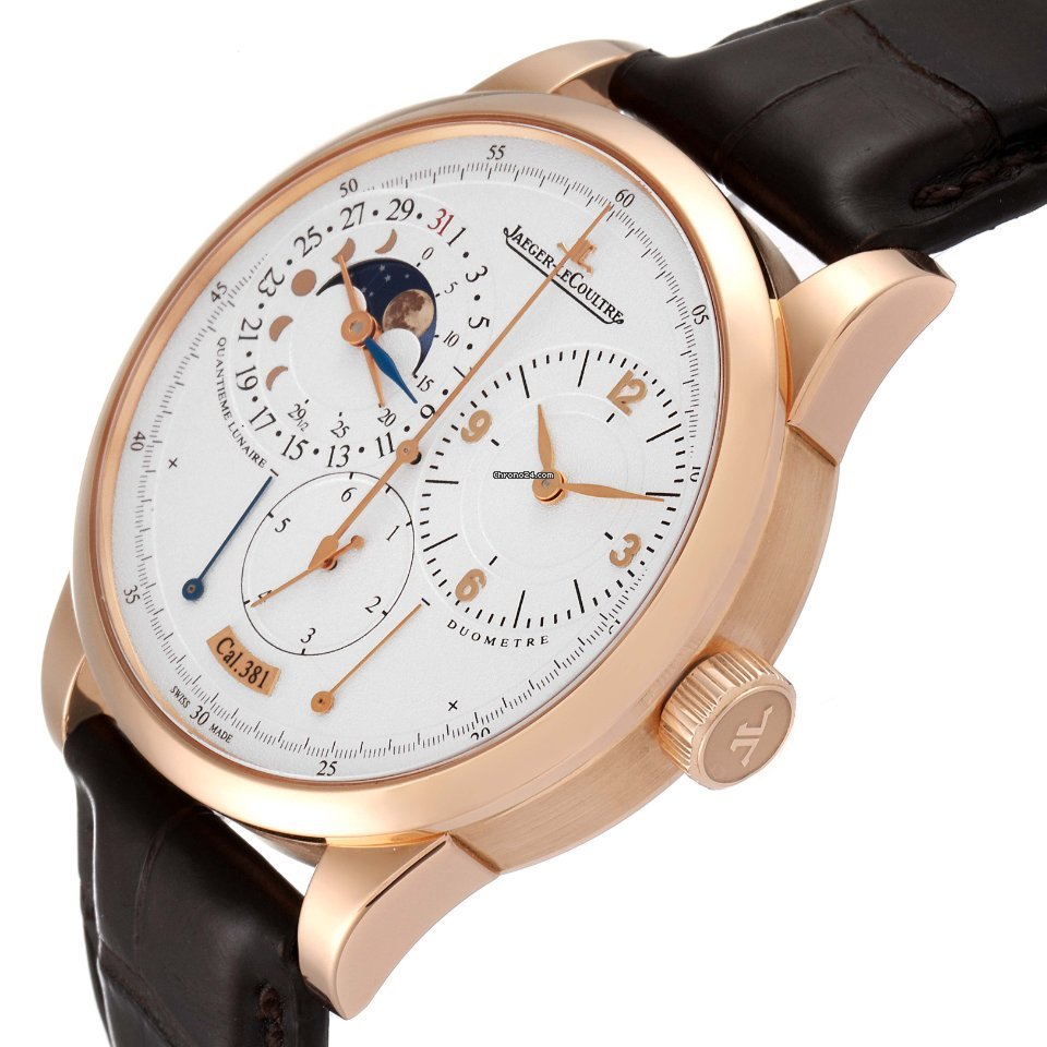 IMG_9081 Jaeger-LeCoultre Duometre Mens watch Unisex Manual winding Rose gold Q6042421 Replica 6