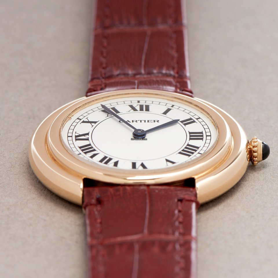 IMG_9081 Cartier Mens watch Unisex Manual winding Yellow gold 78090 Replica 6