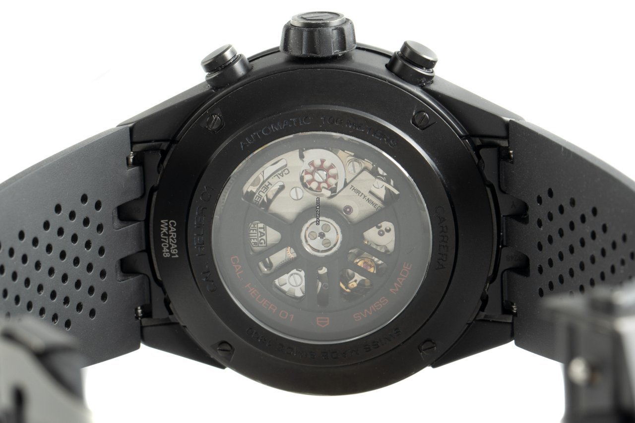 IMG_9081 TAG Heuer Carrera Calibre HEUER 01 Mens watch Unisex Automatic Ceramic CAR2A91 Replica 6