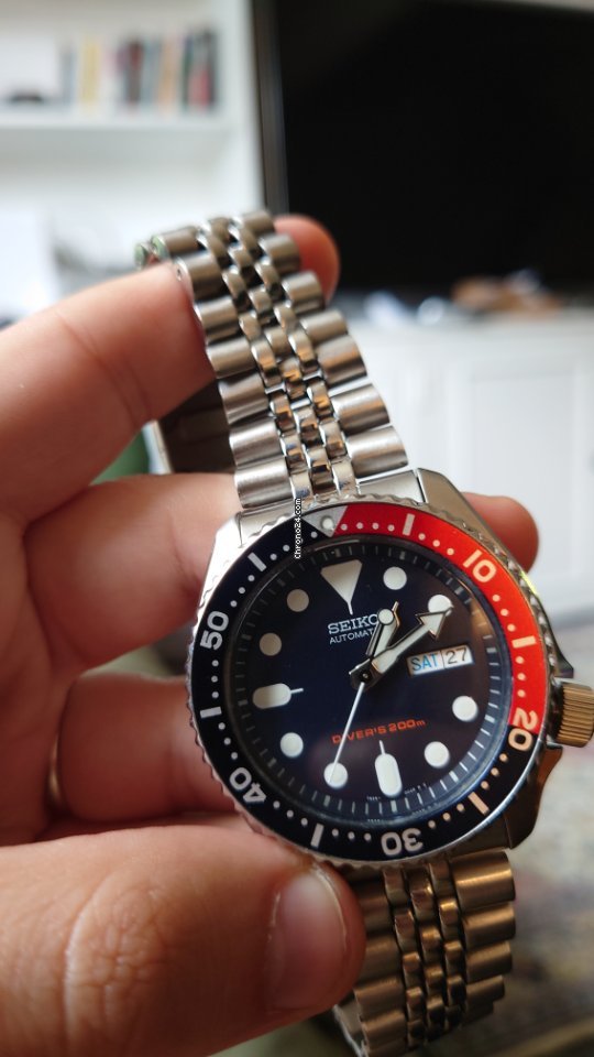 Seiko Mens watch Unisex Automatic Steel SKX007K2 Replica 6
