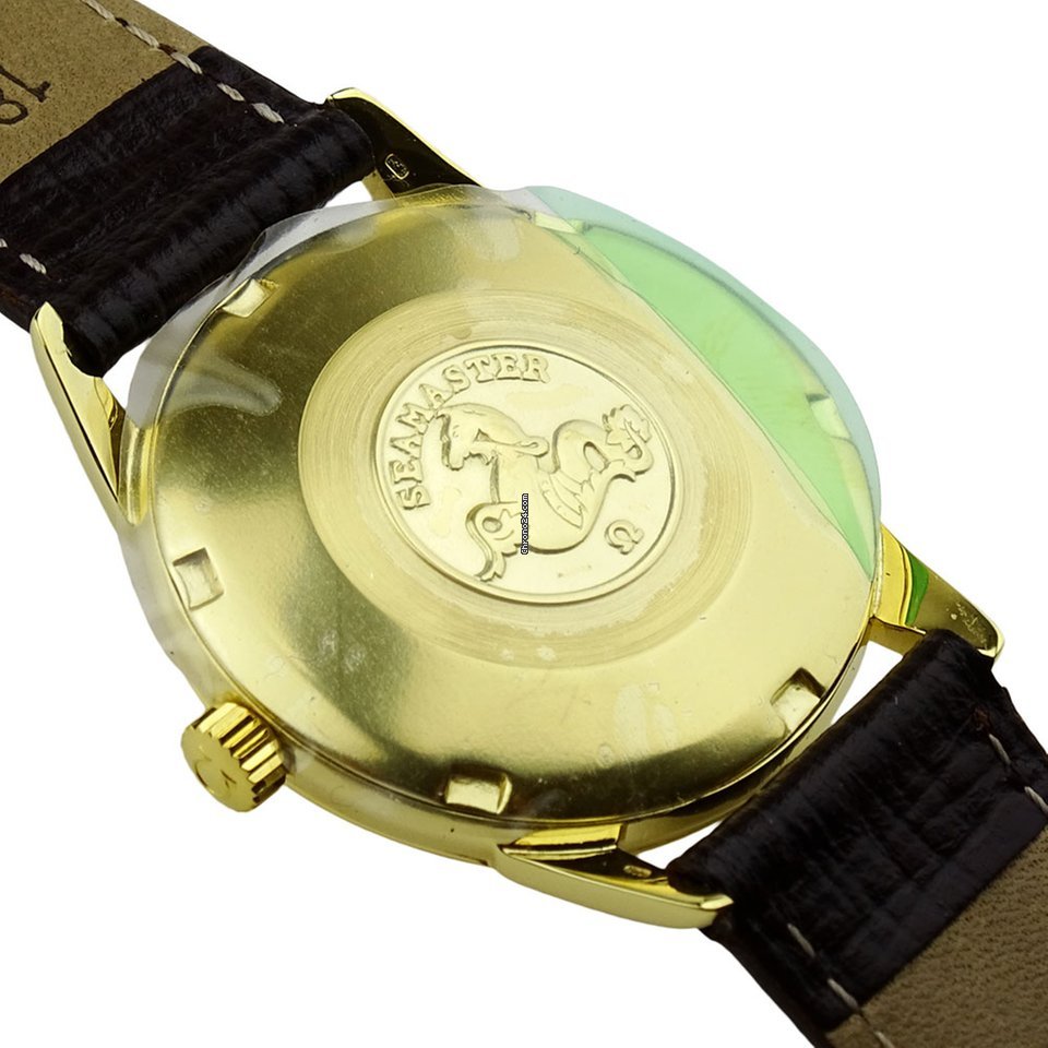 Omega Seamaster Mens watch Unisex Automatic Yellow gold 14704-2 Replica 6