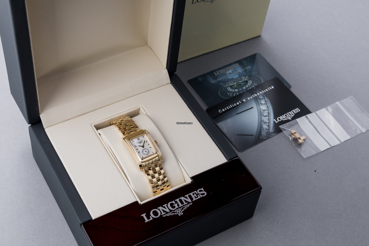 IMG_9081 Longines DolceVita Womens watch Quartz Yellow gold L5.155.7.16.6 Replica 6