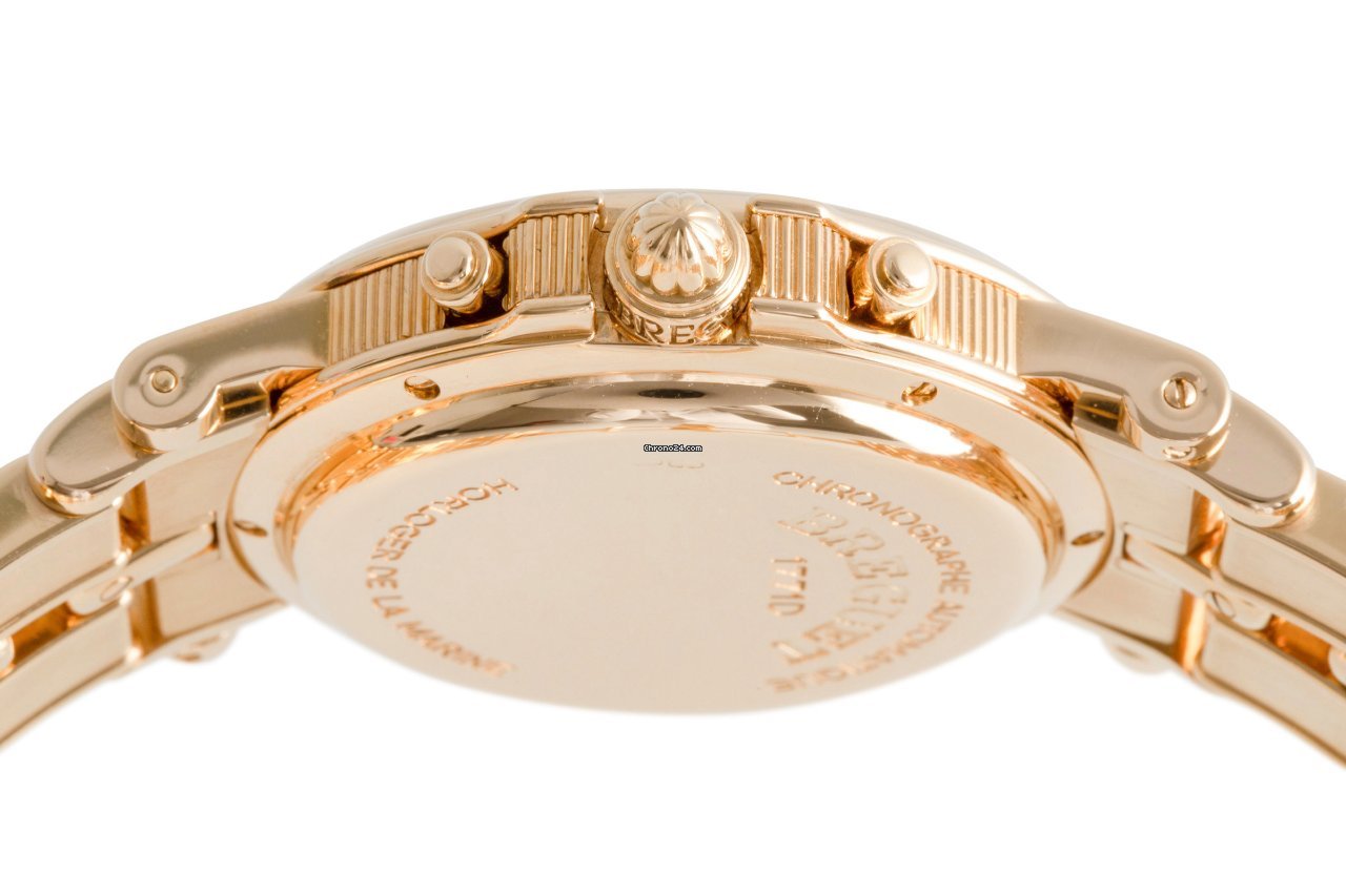 Breguet Marine Mens watch Unisex Automatic Yellow gold 3460BA 12 A90 Replica 6