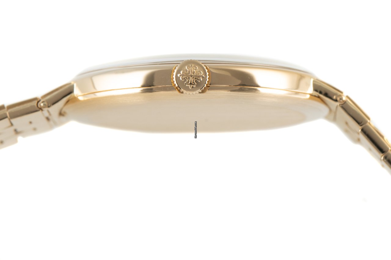 IMG_9081 Patek Philippe Calatrava Mens watch Unisex Manual winding Yellow gold 3416 Replica 6