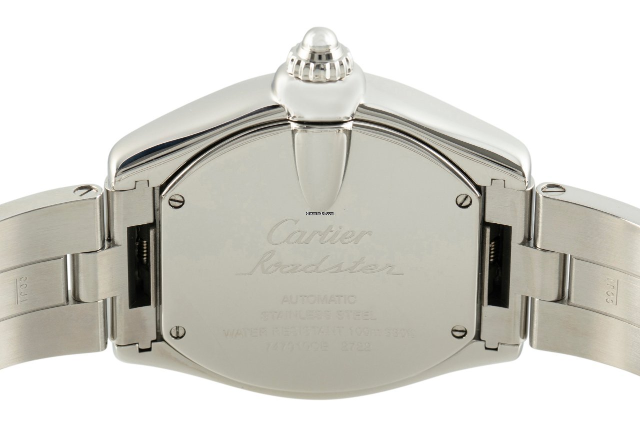 Cartier Roadster Mens watch Unisex Automatic Steel 2722 Replica 6