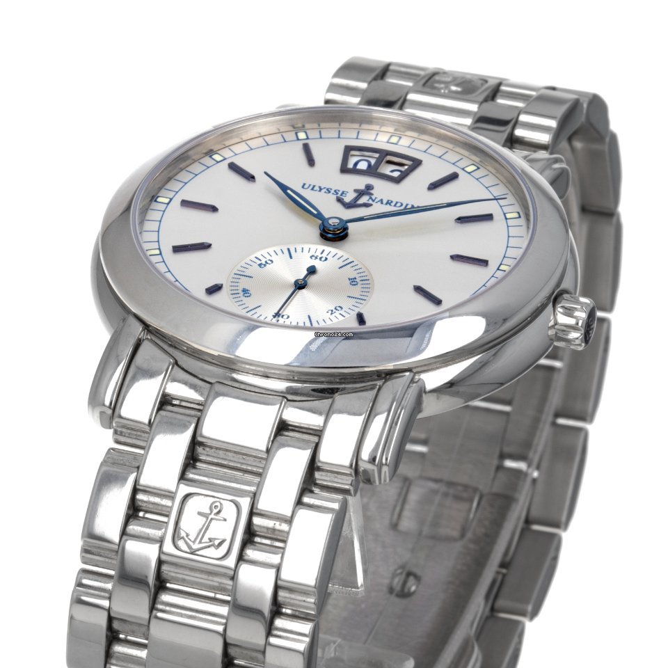 IMG_9081 Ulysse Nardin San Marco Big Date Mens watch Unisex Automatic Steel 343-22 Replica 6