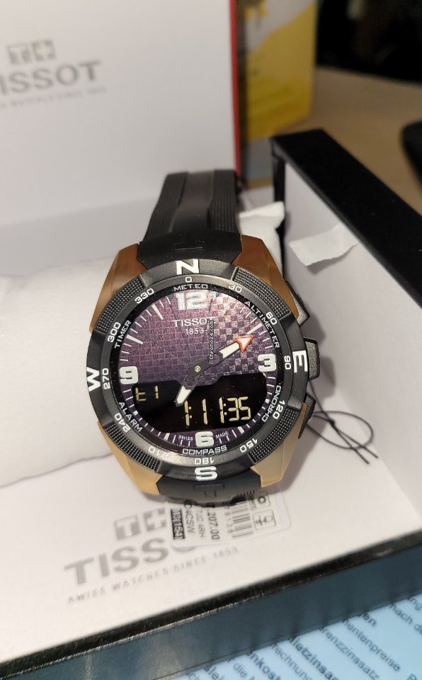 Tissot T-Touch Expert Solar Mens watch Unisex Quartz Titanium T0914204720700 Replica 6