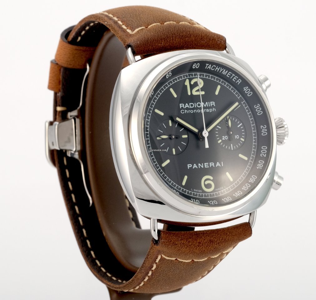 IMG_9081 Panerai Radiomir Chronograph Mens watch Unisex Automatic Steel PAM 00288 Replica 6