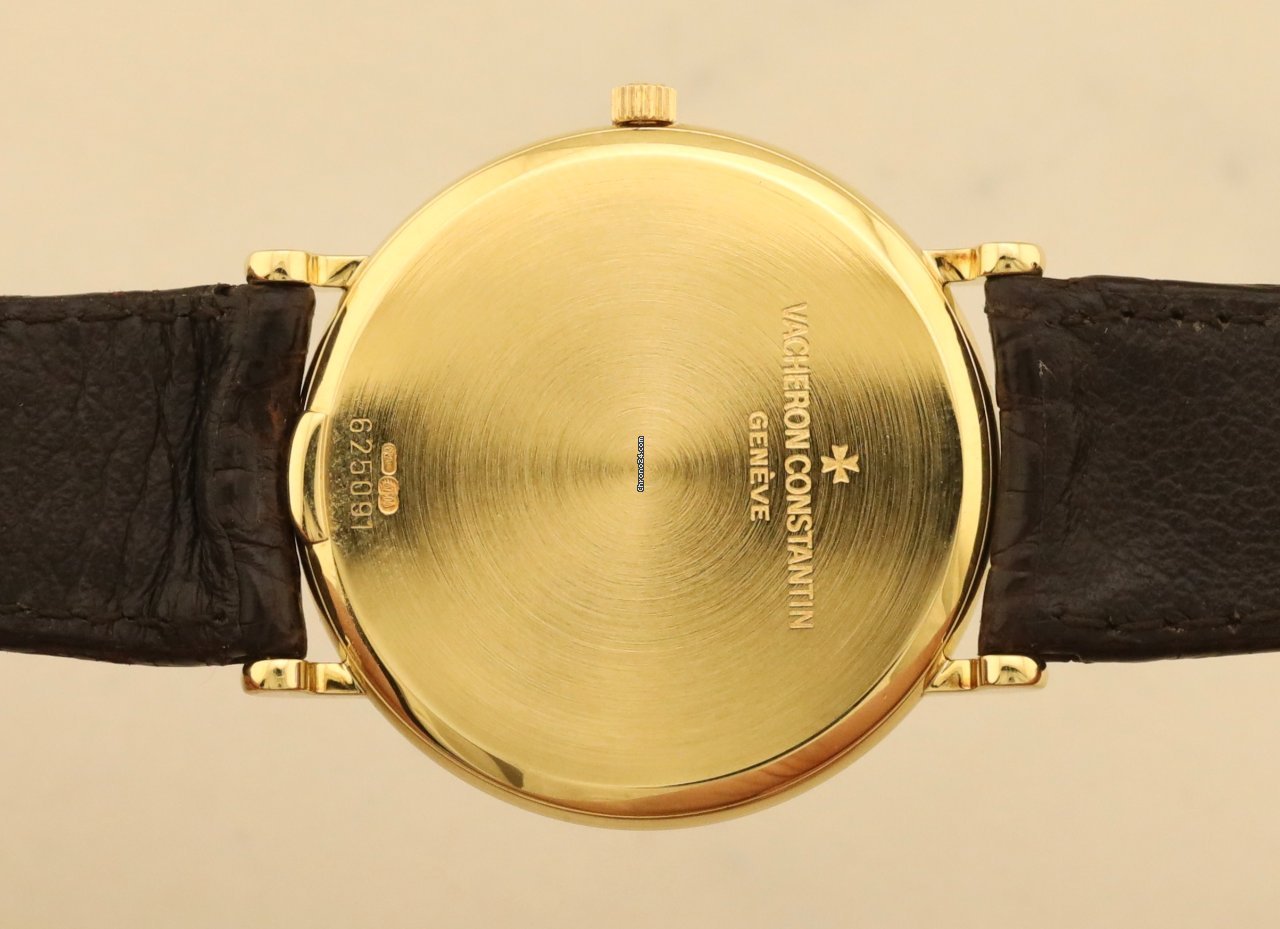 IMG_9081 Vacheron Constantin Patrimony Mens watch Unisex Quartz Yellow gold 74002 Replica 6