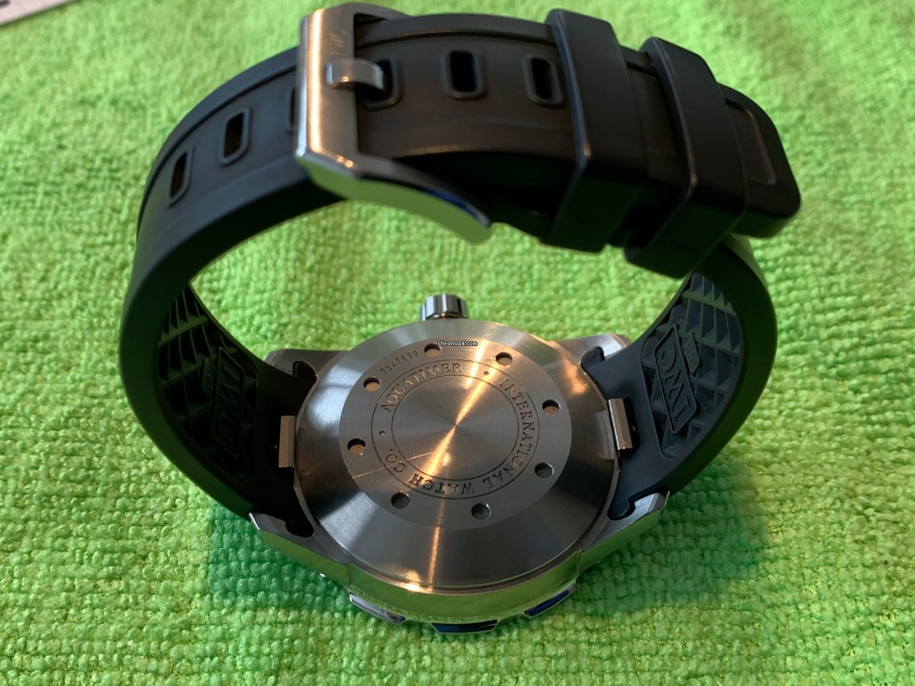 IMG_9081 IWC Aquatimer Automatic 2000 Mens watch Unisex Automatic Steel IW356805 356805 3568-05 3568 Replica 6