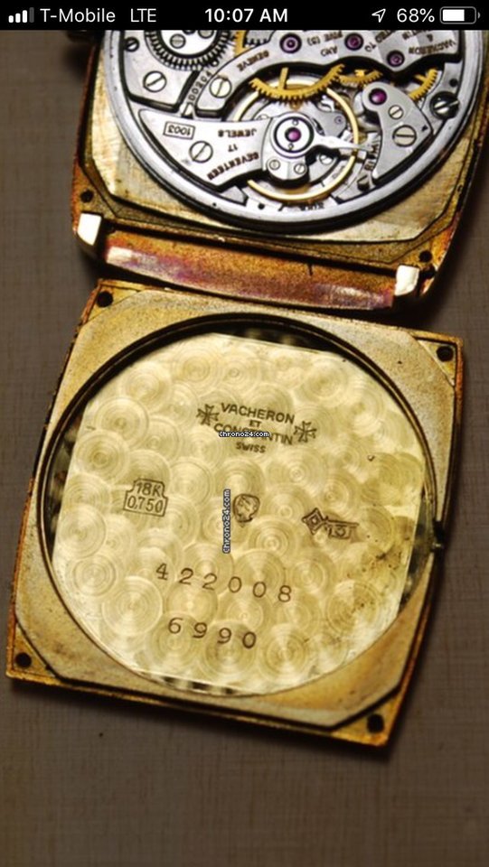 IMG_9081 Vacheron Constantin Mens watch Unisex Manual winding Yellow gold 6990 Replica 6